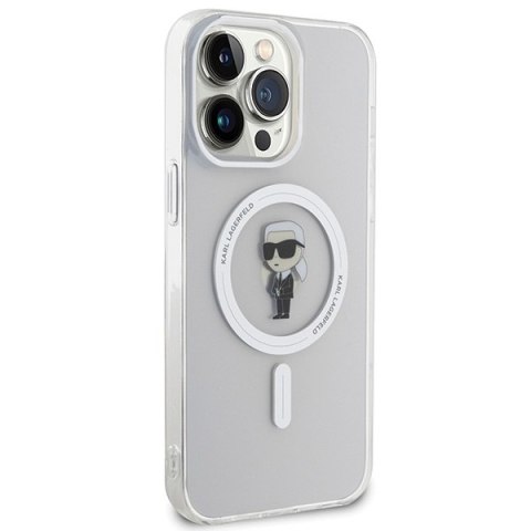 Karl Lagerfeld nakładka do iPhone 15 Pro 6,1" KLHMP15XHFCKNOT transparentna HC Magsafe IML Ikonik Karl Lagerfeld nakładka do iPhone 15 Pro 6,1" KLHMP15XHFCKNOT transparentna HC Magsafe IML Ikonik
