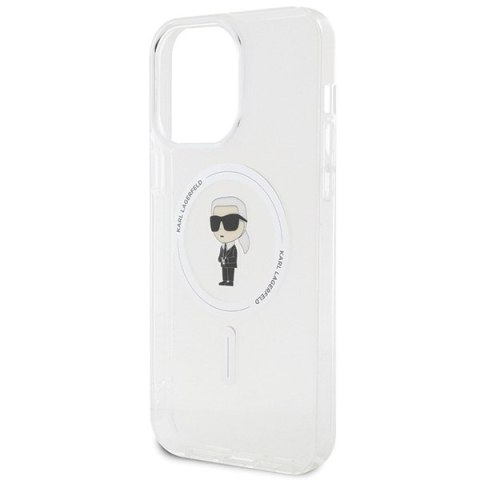 Karl Lagerfeld nakładka do iPhone 15 Pro 6,1" KLHMP15XHFCKNOT transparentna HC Magsafe IML Ikonik Karl Lagerfeld nakładka do iPhone 15 Pro 6,1" KLHMP15XHFCKNOT transparentna HC Magsafe IML Ikonik