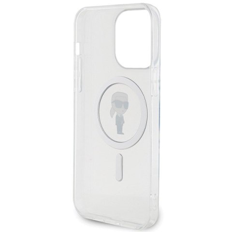 Karl Lagerfeld nakładka do iPhone 15 Pro 6,1" KLHMP15XHFCKNOT transparentna HC Magsafe IML Ikonik Karl Lagerfeld nakładka do iPhone 15 Pro 6,1" KLHMP15XHFCKNOT transparentna HC Magsafe IML Ikonik