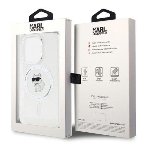 Karl Lagerfeld nakładka do iPhone 15 Pro 6,1" KLHMP15LHFCCNOT transparentna HC Magsafe IML C Karl Lagerfeld nakładka do iPhone 15 Pro 6,1" KLHMP15LHFCCNOT transparentna HC Magsafe IML C