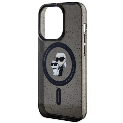 Karl Lagerfeld nakładka do iPhone 15 Pro 6,1" KLHMP15LHGKCNOK czarna HC Magsafe IML KC Glitter Karl Lagerfeld nakładka do iPhone 15 Pro 6,1" KLHMP15LHGKCNOK czarna HC Magsafe IML KC Glitter