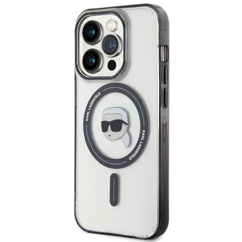 Karl Lagerfeld nakładka do iPhone 15 Pro 6,1" KLHMP15LHKHNOTK transparentna HC Magsafe IML KH Karl Lagerfeld nakładka do iPhone 15 Pro 6,1" KLHMP15LHKHNOTK transparentna HC Magsafe IML KH