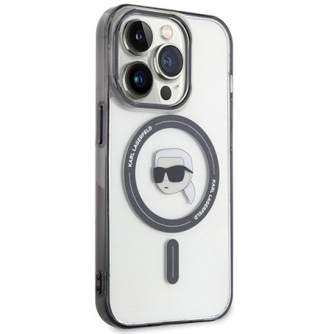 Karl Lagerfeld nakładka do iPhone 15 Pro 6,1" KLHMP15LHKHNOTK transparentna HC Magsafe IML KH Karl Lagerfeld nakładka do iPhone 15 Pro 6,1" KLHMP15LHKHNOTK transparentna HC Magsafe IML KH