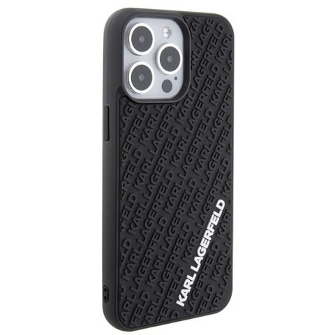 Karl Lagerfeld nakładka do iPhone 15 Pro Max 6,7" KLHCP15X3DMKRLK czarna HC 3D Multi Logo Karl Lagerfeld nakładka do iPhone 15 Pro Max 6,7" KLHCP15X3DMKRLK czarna HC 3D Multi Logo