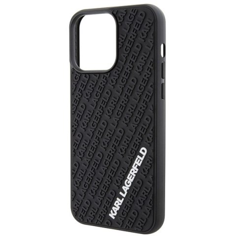 Karl Lagerfeld nakładka do iPhone 15 Pro Max 6,7" KLHCP15X3DMKRLK czarna HC 3D Multi Logo Karl Lagerfeld nakładka do iPhone 15 Pro Max 6,7" KLHCP15X3DMKRLK czarna HC 3D Multi Logo