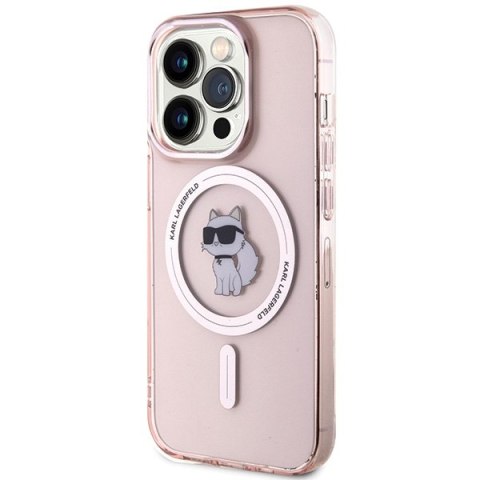 Karl Lagerfeld nakładka do iPhone 15 Pro Max 6,7" KLHMP15XHFCCNOP różowa HC Magsafe IML C Karl Lagerfeld nakładka do iPhone 15 Pro Max 6,7" KLHMP15XHFCCNOP różowa HC Magsafe IML C