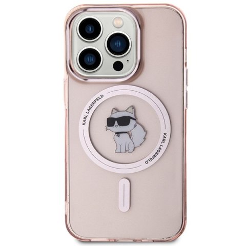 Karl Lagerfeld nakładka do iPhone 15 Pro Max 6,7" KLHMP15XHFCCNOP różowa HC Magsafe IML C Karl Lagerfeld nakładka do iPhone 15 Pro Max 6,7" KLHMP15XHFCCNOP różowa HC Magsafe IML C