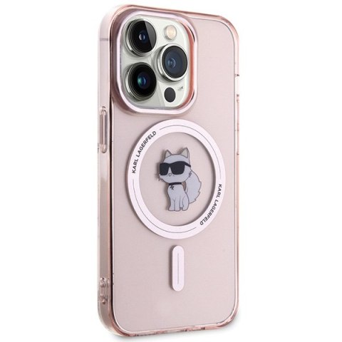 Karl Lagerfeld nakładka do iPhone 15 Pro Max 6,7" KLHMP15XHFCCNOP różowa HC Magsafe IML C Karl Lagerfeld nakładka do iPhone 15 Pro Max 6,7" KLHMP15XHFCCNOP różowa HC Magsafe IML C