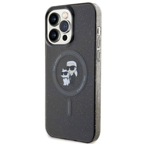 Karl Lagerfeld nakładka do iPhone 15 Pro Max 6,7" KLHMP15XHGKCNOK czarna HC Magsafe IML KC Glitter Karl Lagerfeld nakładka do iPhone 15 Pro Max 6,7" KLHMP15XHGKCNOK czarna HC Magsafe IML KC Glitter