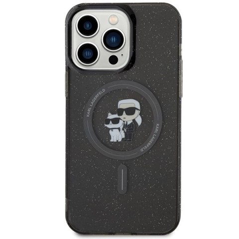 Karl Lagerfeld nakładka do iPhone 15 Pro Max 6,7" KLHMP15XHGKCNOK czarna HC Magsafe IML KC Glitter Karl Lagerfeld nakładka do iPhone 15 Pro Max 6,7" KLHMP15XHGKCNOK czarna HC Magsafe IML KC Glitter