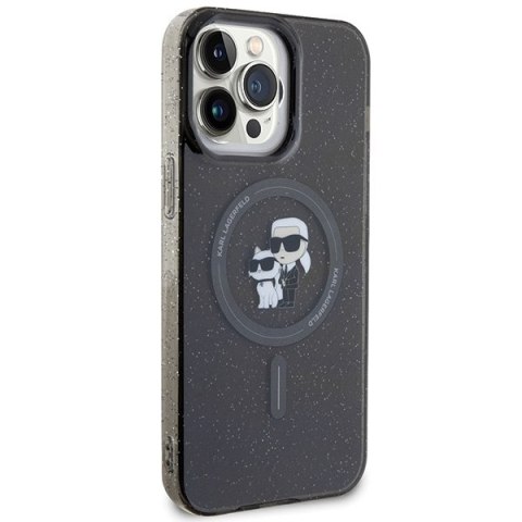 Karl Lagerfeld nakładka do iPhone 15 Pro Max 6,7" KLHMP15XHGKCNOK czarna HC Magsafe IML KC Glitter Karl Lagerfeld nakładka do iPhone 15 Pro Max 6,7" KLHMP15XHGKCNOK czarna HC Magsafe IML KC Glitter