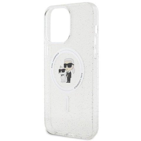 Karl Lagerfeld nakładka do iPhone 15 Pro Max 6,7" KLHMP15XHGKCNOT transparentna HC Magsafe IML KC Glitter Karl Lagerfeld nakładka do iPhone 15 Pro Max 6,7" KLHMP15XHGKCNOT transparentna HC Magsafe IML KC Glitter