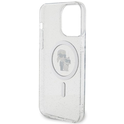 Karl Lagerfeld nakładka do iPhone 15 Pro Max 6,7" KLHMP15XHGKCNOT transparentna HC Magsafe IML KC Glitter Karl Lagerfeld nakładka do iPhone 15 Pro Max 6,7" KLHMP15XHGKCNOT transparentna HC Magsafe IML KC Glitter
