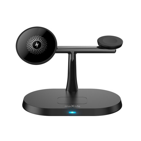 Maxlife ładowarka bezprzewodowa magnetyczna MXWC-03 15W czarna 3w1 Maxlife ładowarka bezprzewodowa magnetyczna MXWC-03 15W czarna 3w1
