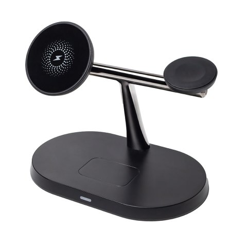 Maxlife ładowarka bezprzewodowa magnetyczna MXWC-03 15W czarna 3w1 Maxlife ładowarka bezprzewodowa magnetyczna MXWC-03 15W czarna 3w1
