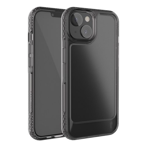 Ugly Rubber nakładka UMODEL do iPhone 15 6,1" clear czarna