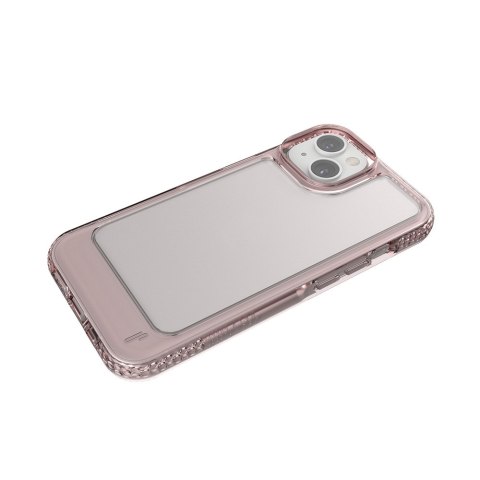 Ugly Rubber nakładka UMODEL do iPhone 15 6,1" clear różowa Ugly Rubber nakładka UMODEL do iPhone 15 6,1" clear różowa