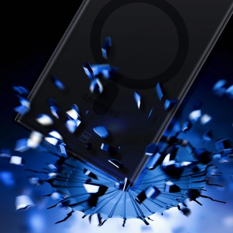 Etui 3mk Smoke MagCase z MagSafe na Samsung Galaxy S23 Ultra - półprzezroczyste