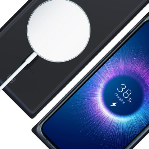 Etui 3mk Smoke MagCase z MagSafe na Samsung Galaxy S23 Ultra - półprzezroczyste