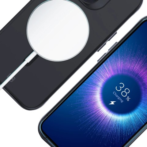 Etui 3mk Smoke MagCase z MagSafe na iPhone 15 Pro Max - półprzezroczyste