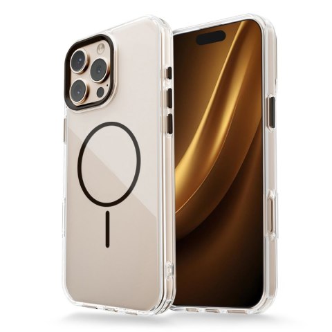 Nakładka Clear Thin Mag do iPhone 16 Pro 6,3" czarna