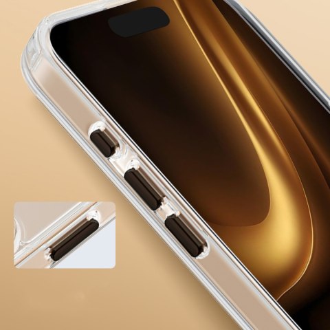 Nakładka Clear Thin Mag do iPhone 16 Pro 6,3" czarna