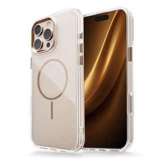 Nakładka Clear Thin Mag do iPhone 16 Pro 6,3" złota