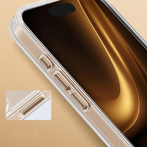 Nakładka Clear Thin Mag do iPhone 16 Pro 6,3" złota