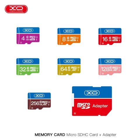 XO karta pamięci 128GB microSDXC kl. 10 + adapter