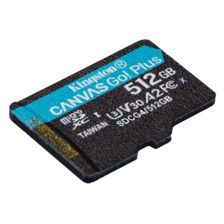 Kingston karta pamięci 512GB microSDXC Canvas Go Plus Gen4 200MB/s A2 U3 V30