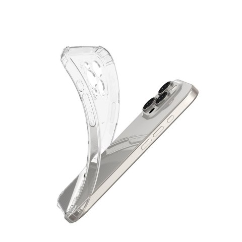 Nakładka Anti Shock 1,5 mm do iPhone 17 Air 6,6" transparentna big hole