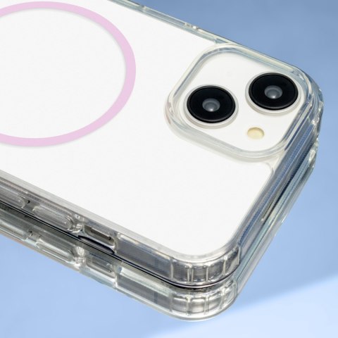 Nakładka Anti Shock Thin Mag do iPhone 14 Pro 6,1" różowa