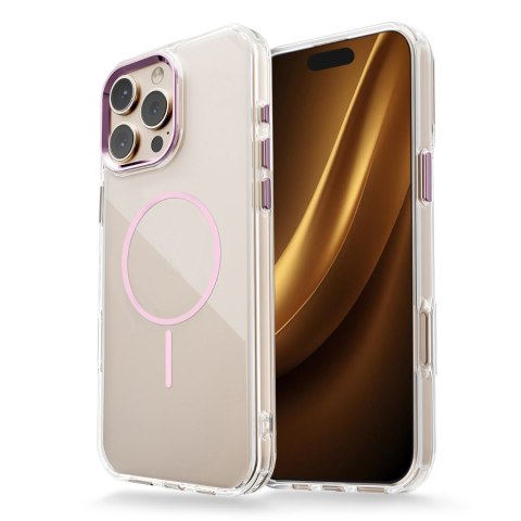 Nakładka Clear Thin Mag do iPhone 17 Air 6,6" różowa