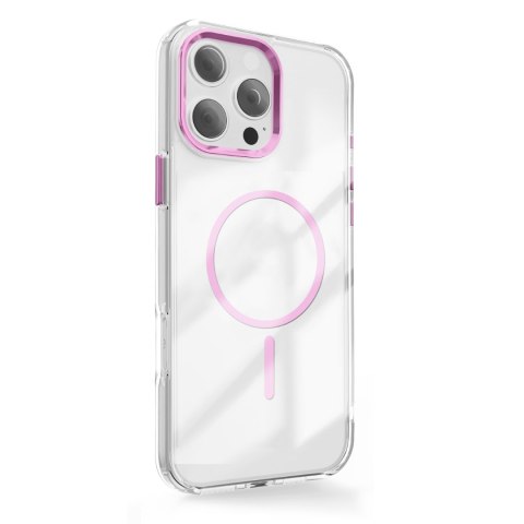 Nakładka Clear Thin Mag do iPhone 17 Air 6,6" różowa