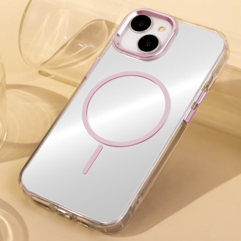 Nakładka Clear Thin Mag do iPhone 17 Air 6,6" różowa