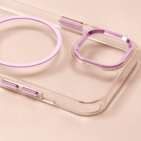 Nakładka Clear Thin Mag do iPhone 17 Air 6,6" różowa