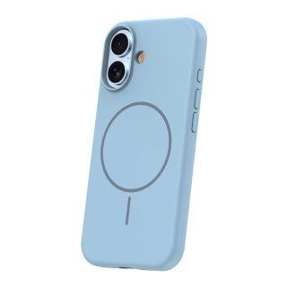 Nakładka Silicone Thin Mag do iPhone 17 6,3" jasnoniebieska