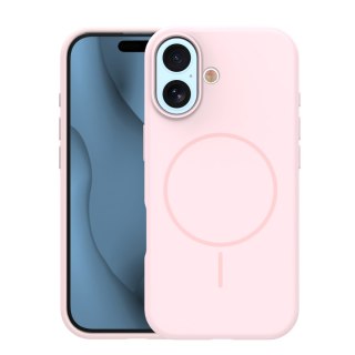 Nakładka Silicone Thin Mag do iPhone 17 6,3" jasnoróżowa