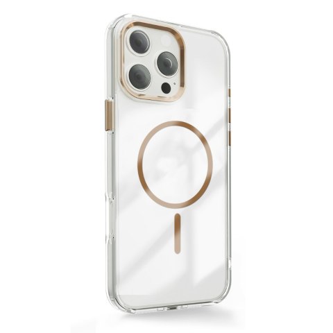 Nakładka Clear Thin Mag do iPhone 17 Air 6,6" złota