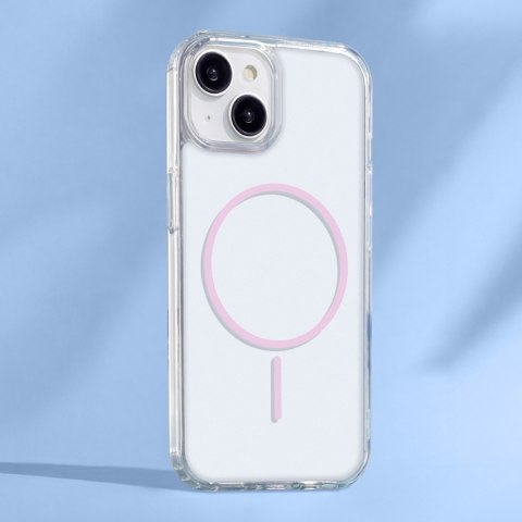 Nakładka Anti Shock Thin Mag do iPhone 17 Air 6,6" różowa