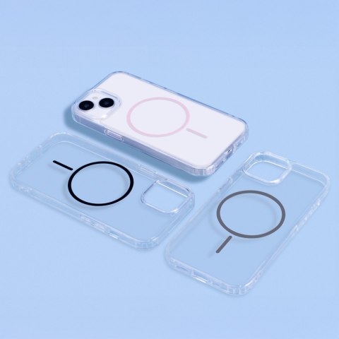 Nakładka Anti Shock Thin Mag do iPhone 17 Pro Max 6,9" czarna open ring