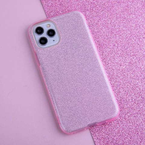 Nakładka Glitter 3w1 do iPhone 17 Pro 6,3" różowa