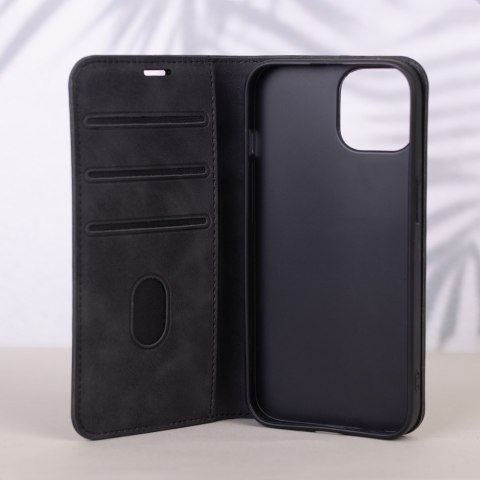 Etui Smart Suede do Samsung Galaxy A17 4G / A17 5G czarne