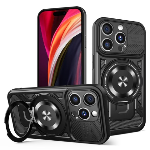 Nakładka Defender Armor Mag do iPhone 15 Pro 6,1" czarna
