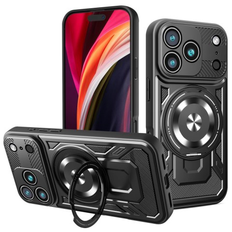Nakładka Defender Armor Mag do iPhone 17 Pro 6,3" czarna