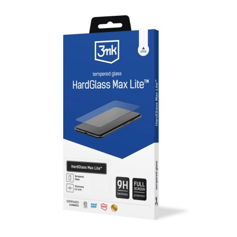 Szkło hartowane 3mk HardGlass Max Lite Black na Motorola Moto G55 5G