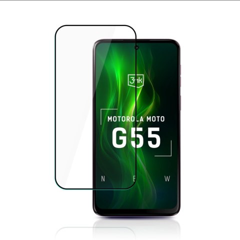 Szkło hartowane 3mk HardGlass Max Lite Black na Motorola Moto G55 5G