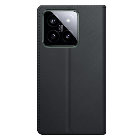 Etui z klapką 3mk Wallet Case na Xiaomi 14 Pro - czarne