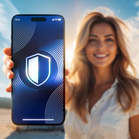 Szkło hartowane 3mk HardGlass Matt Max na iPhone 16 Plus