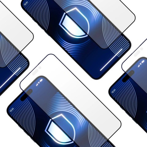 Szkło hartowane 3mk HardGlass Matt Max na iPhone 16 Plus